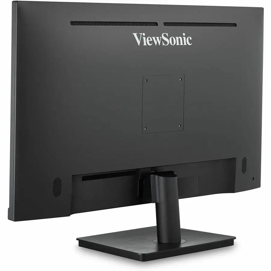 ViewSonic VA3209M 32-inch FHD IPS monitor, black, rear view on stand