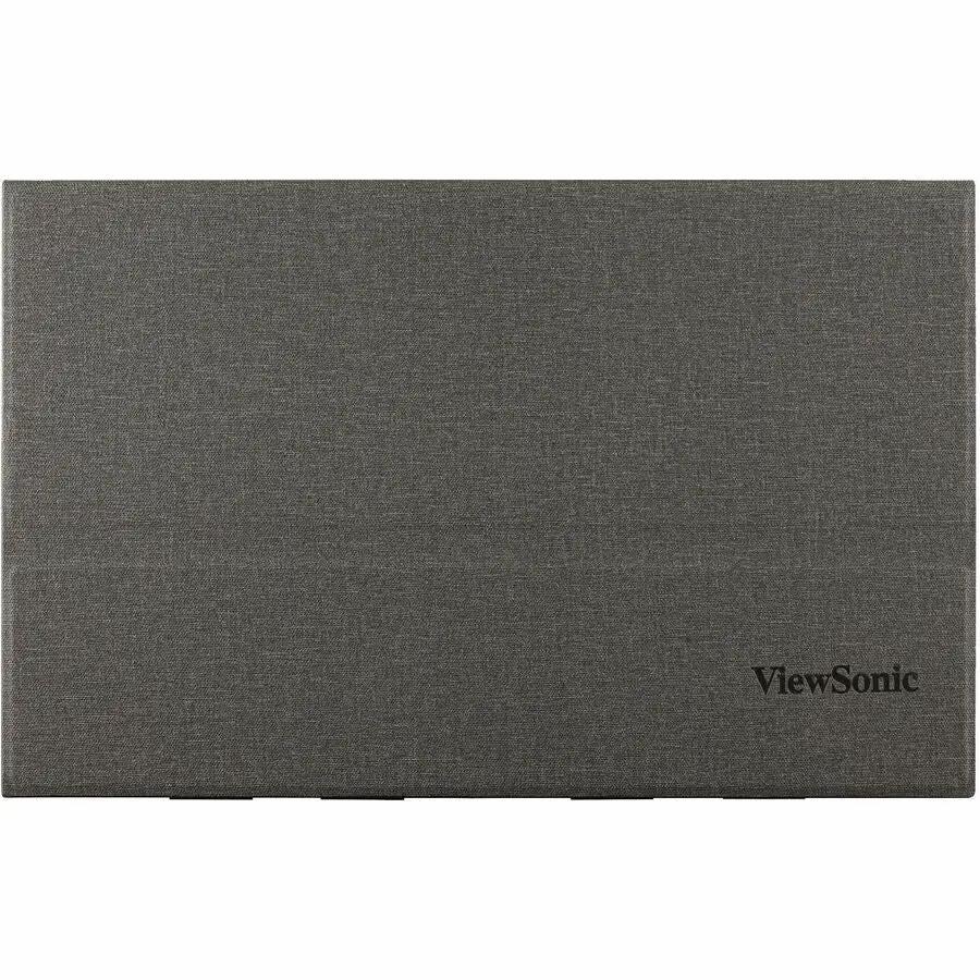 ViewSonic VX1655-4K 16-inch monitor with gray fabric-textured cover