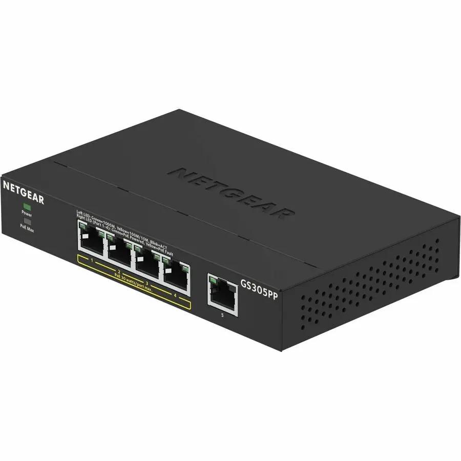 NETGEAR Essentials 5-port Gigabit PoE+ unmanaged switch