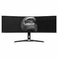 Lenovo Legion 45-inch curved LED monitor, black with Legion logo, 32:9 DQHD display