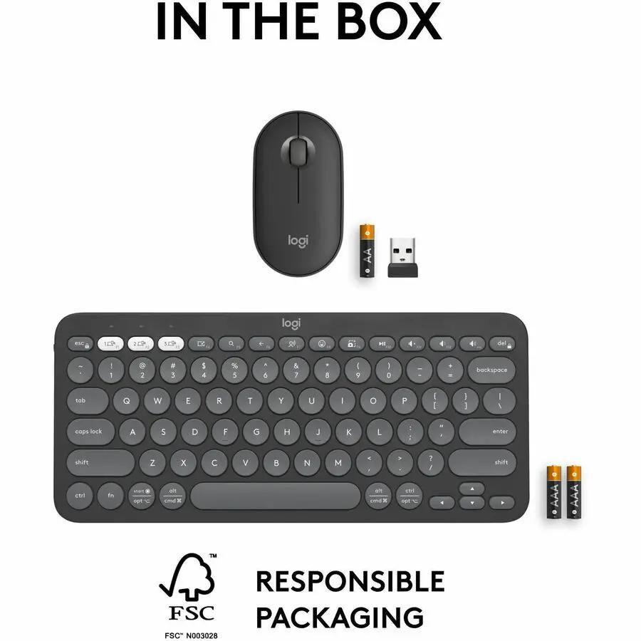 Logitech Pebble 2 Combo Keyboard & Mouse