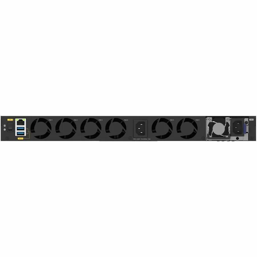 NETGEAR M4350 40-Port Managed PoE Modular Switch, 1U rack-mount, black.