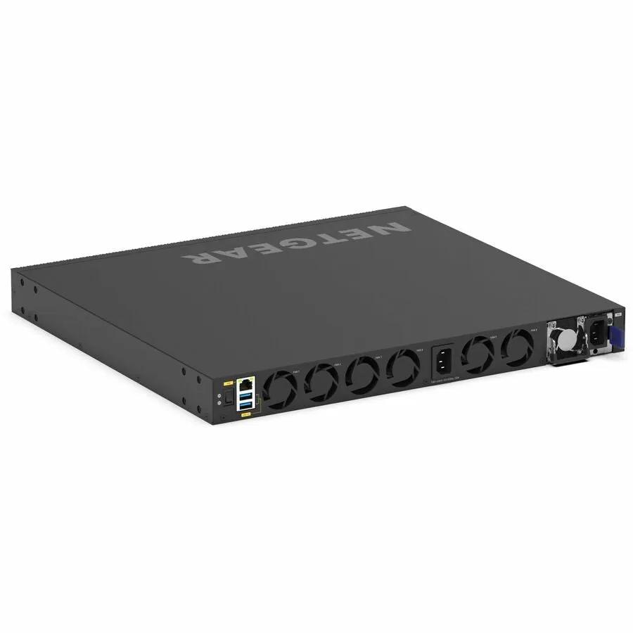 NETGEAR AVLine M4350 16-port managed switch, black 1U rack-mount chassis