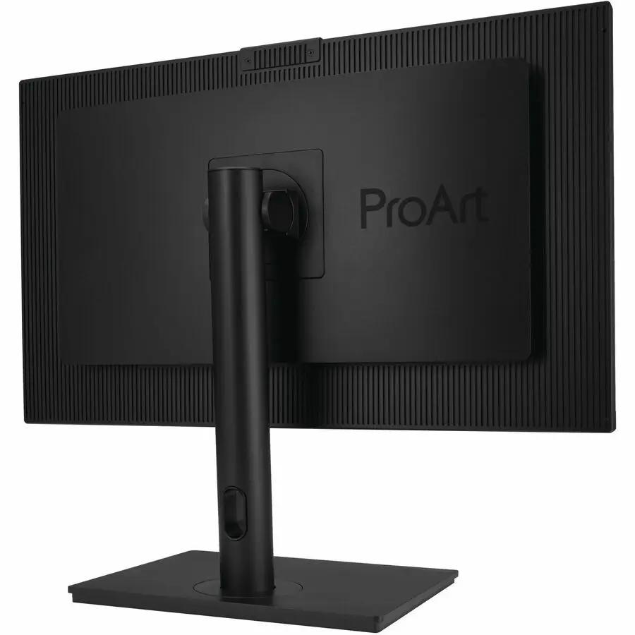 ASUS ProArt PA27DCE-K 27-inch 4K OLED monitor, rear view on stand
