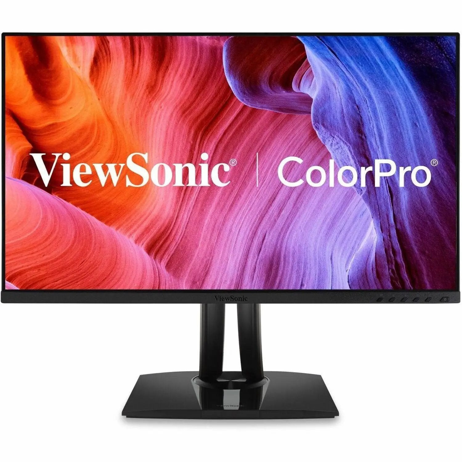 ViewSonic ColorPro VP275 27-inch 4K IPS monitor on black stand