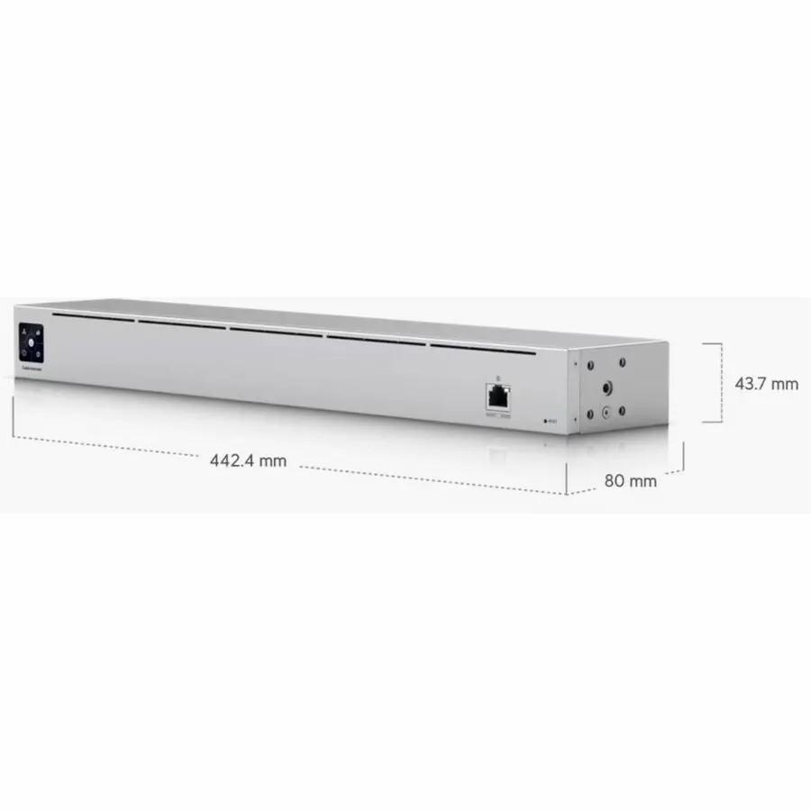 Ubiquiti Cable Internet 2.5 Gigabit Unmanaged Gateway, silver network modem with Ethernet port