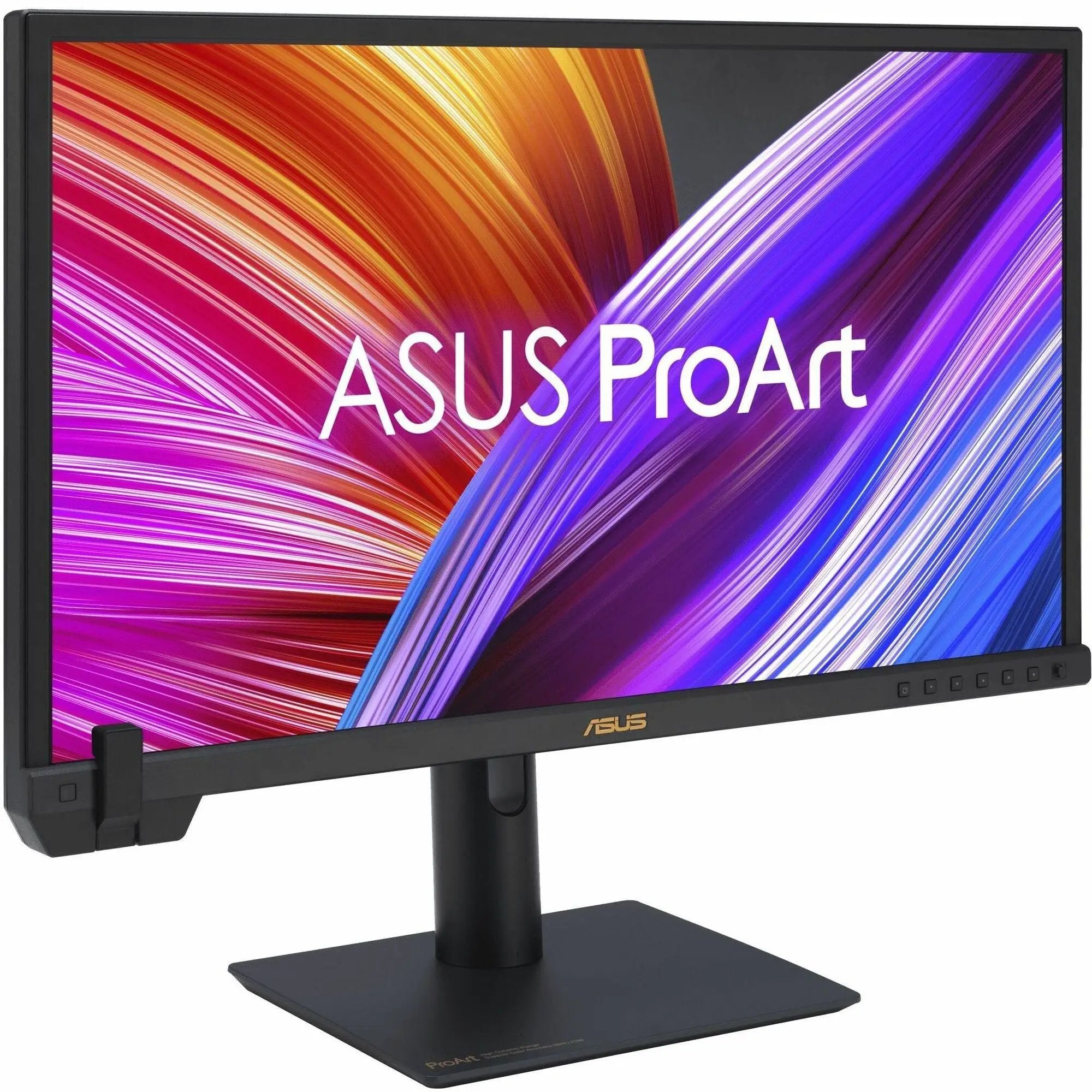 ASUS ProArt PA24US 24-inch 4K UHD IPS monitor on black stand