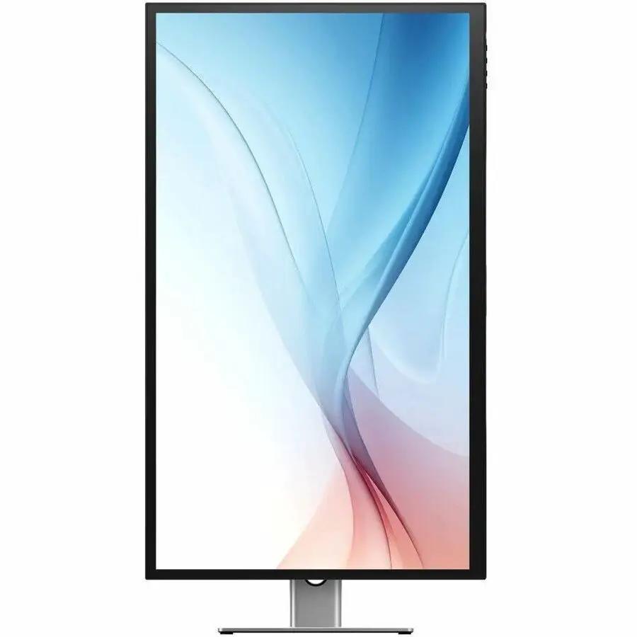 Alogic Clarity 32-inch 4K UHD monitor with black bezel and silver stand