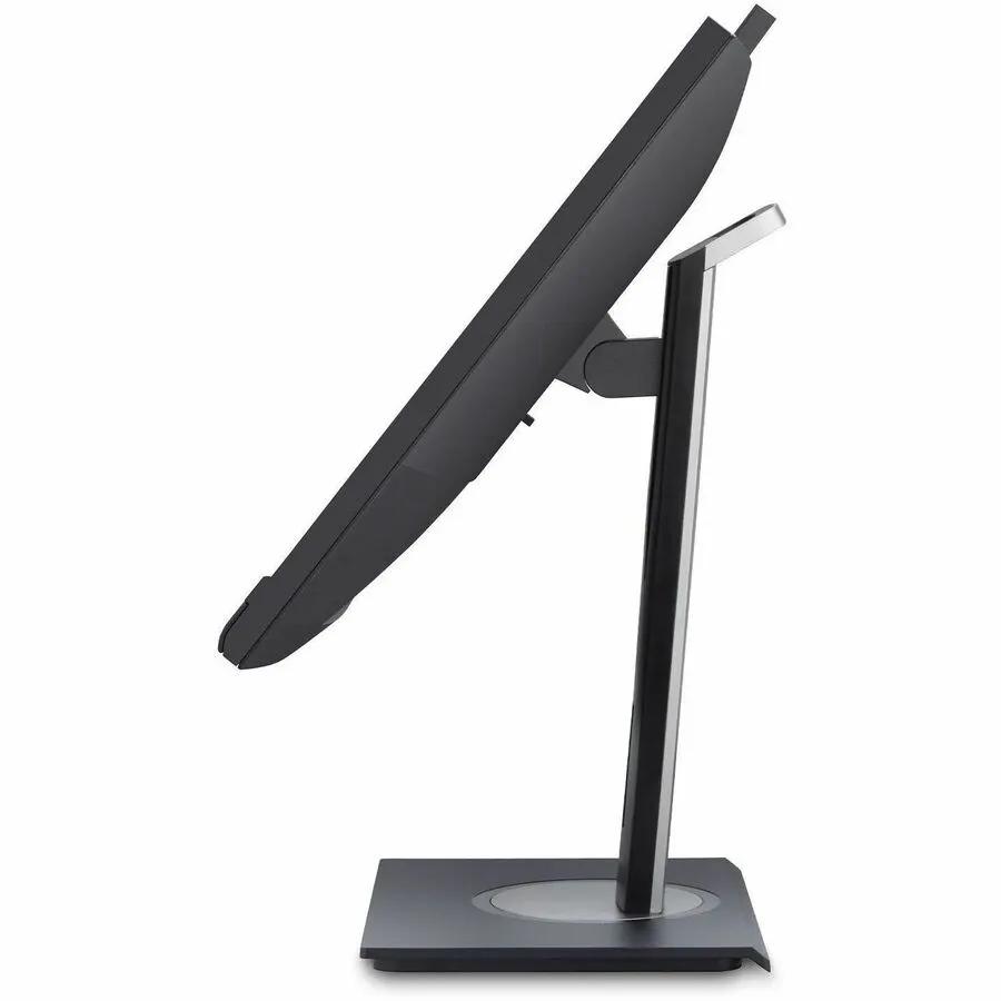 ViewSonic VG2757V-2K 27-inch monitor on a black metal stand, side profile.