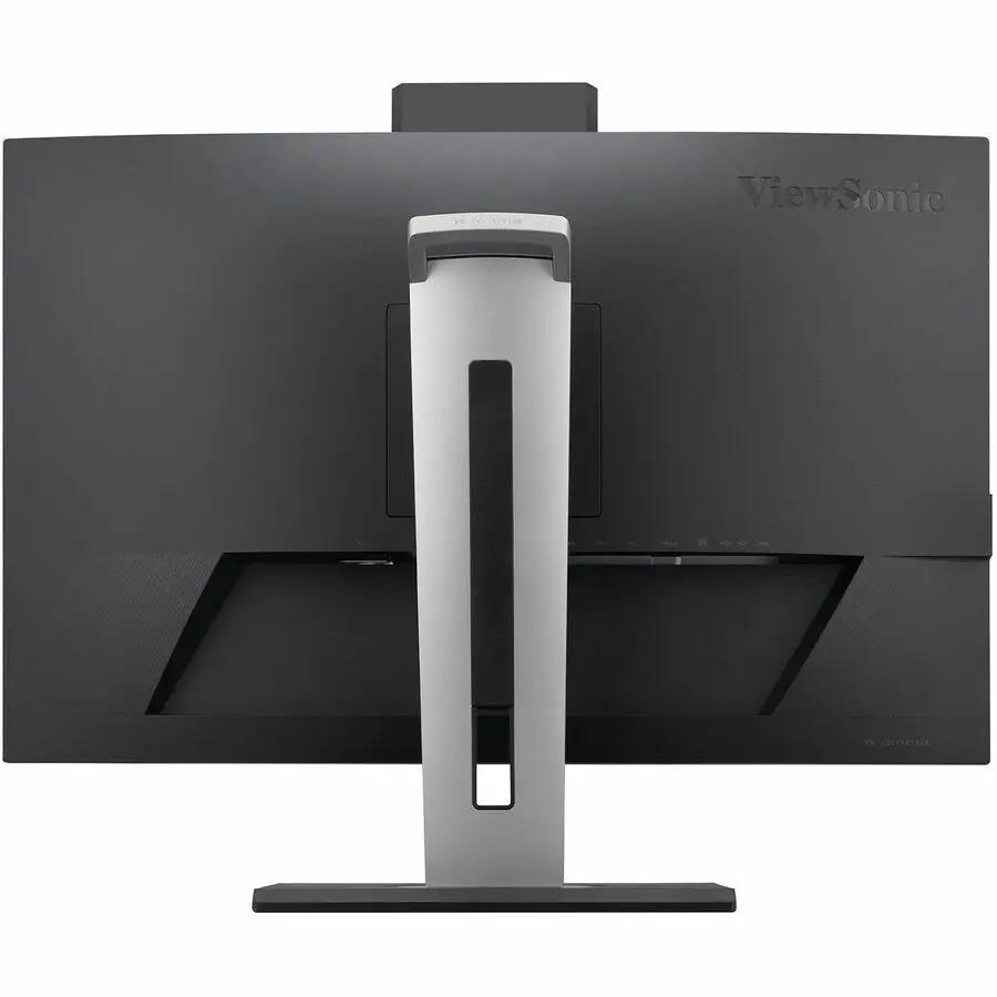 ViewSonic VG2757V-2K 27-inch monitor rear view with silver metal stand