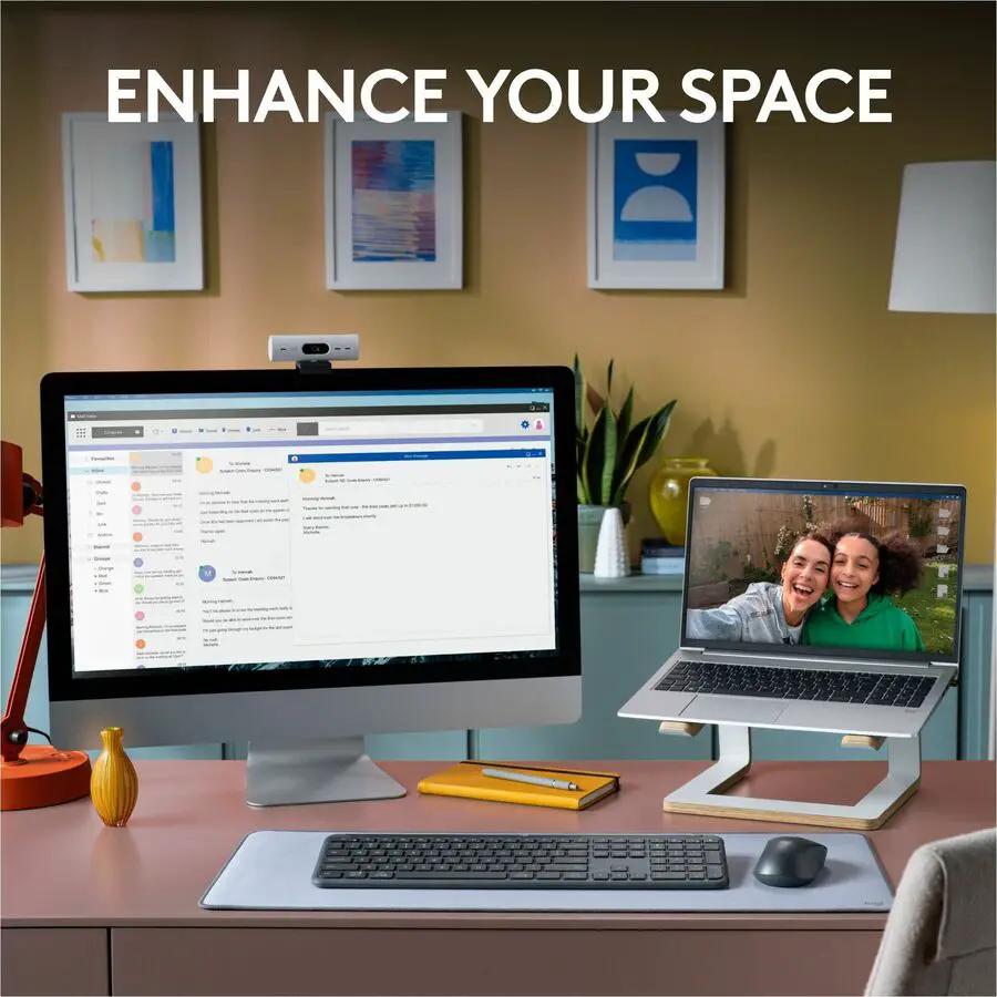 Logitech Signature Slim K950 Wireless Keyboard, Sleek Design, Quiet Typing, Bluetooth, Multi-OS, Graphite