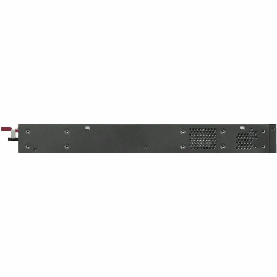 Aruba 6300L 48-Port PoE SFP switch rear view in black metal chassis