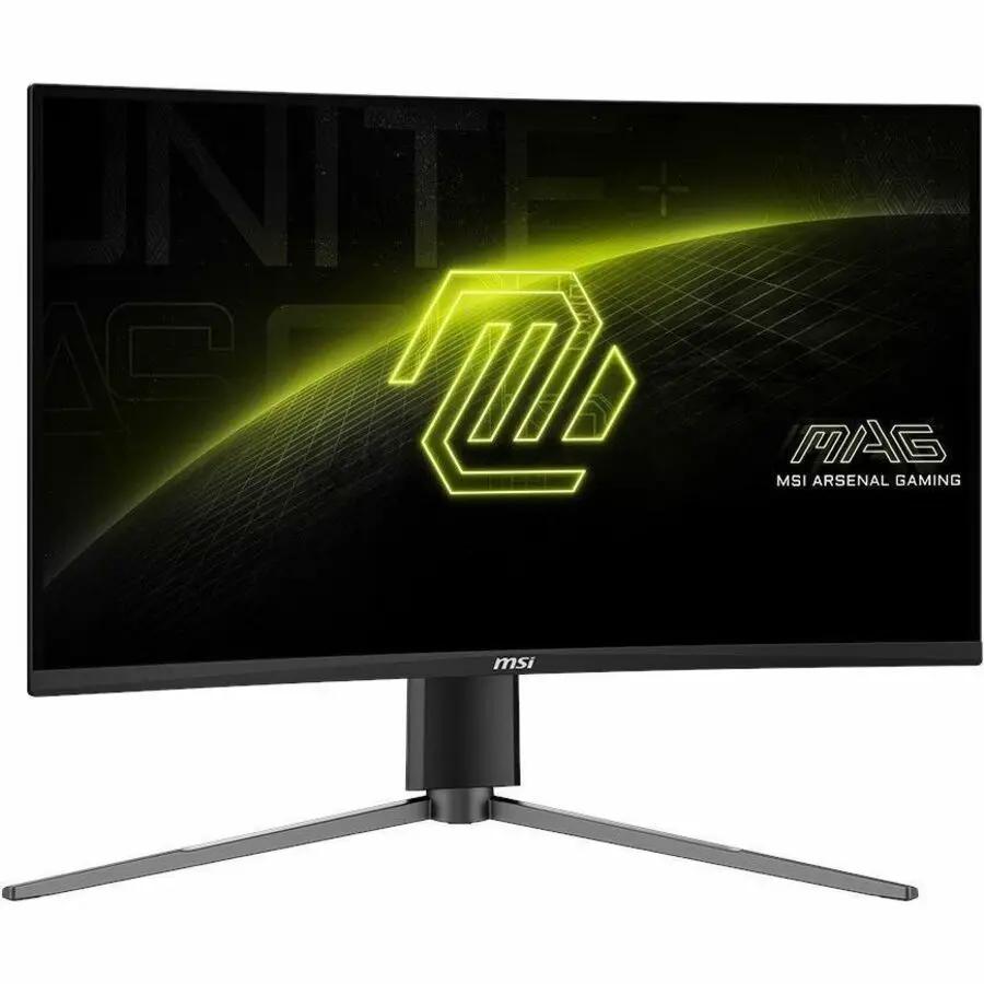 MSI MAG 27CQ6PF 27-inch WQHD curved gaming monitor, 180Hz, metallic black