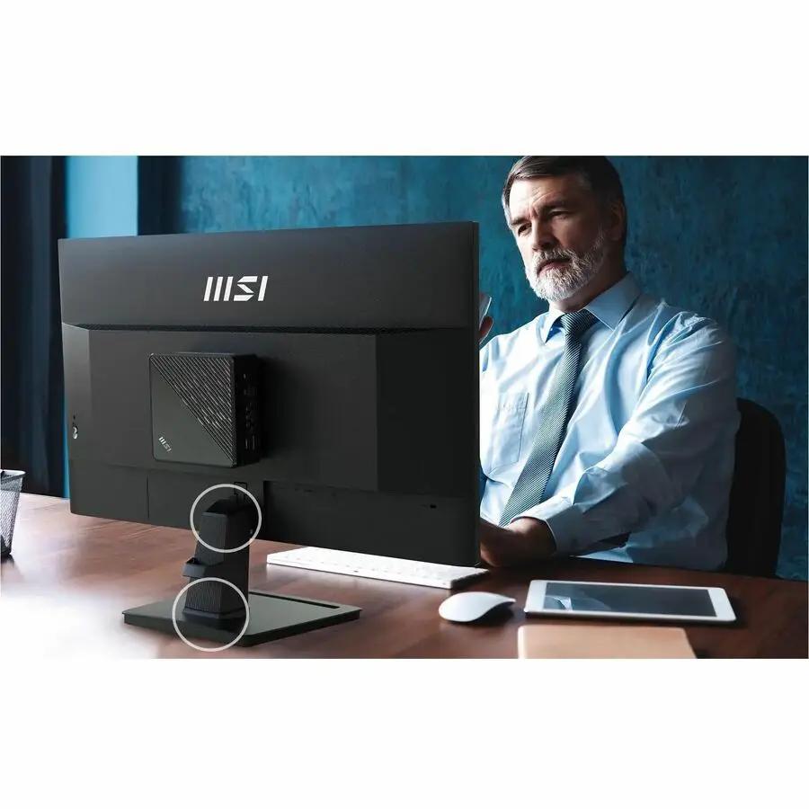 MSI Pro MP275Q 27-inch WQHD monitor with black matte bezel and MSI logo.
