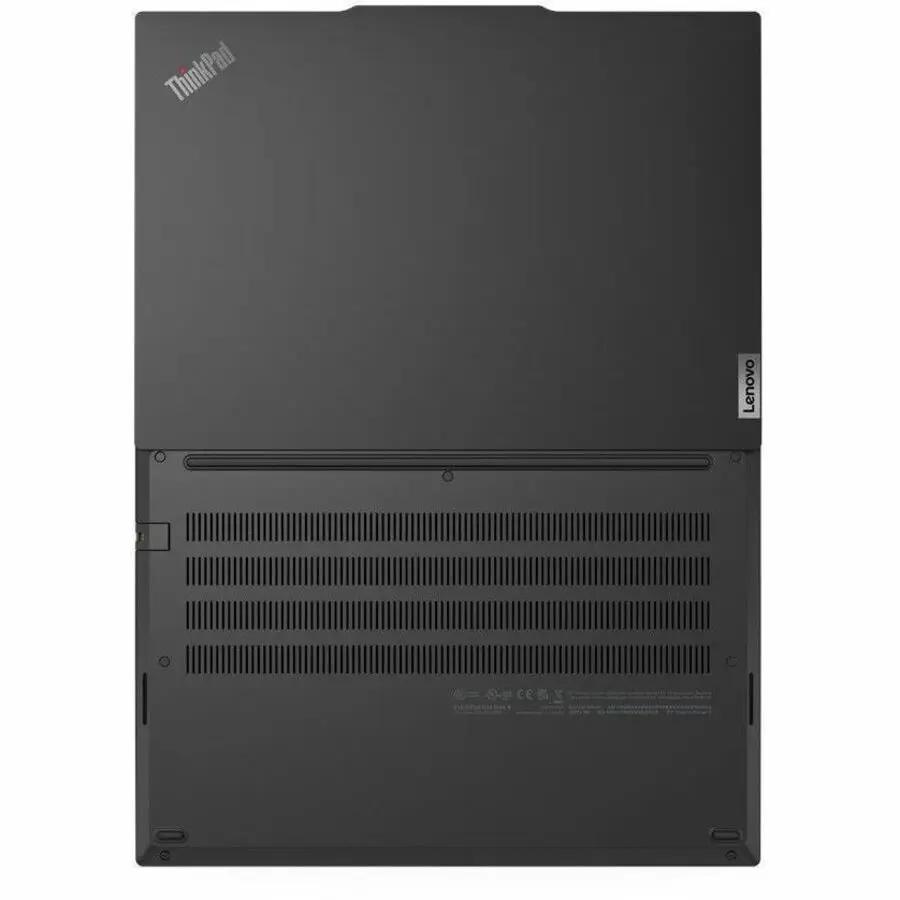 Lenovo ThinkPad E14 Gen 6 notebook, black; bottom vented chassis with ThinkPad logo
