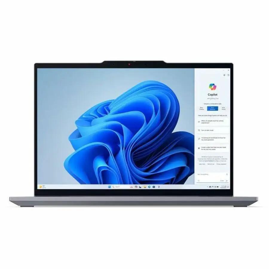 Lenovo ThinkPad T14s notebook, gray/silver chassis, 14-inch display with Windows UI