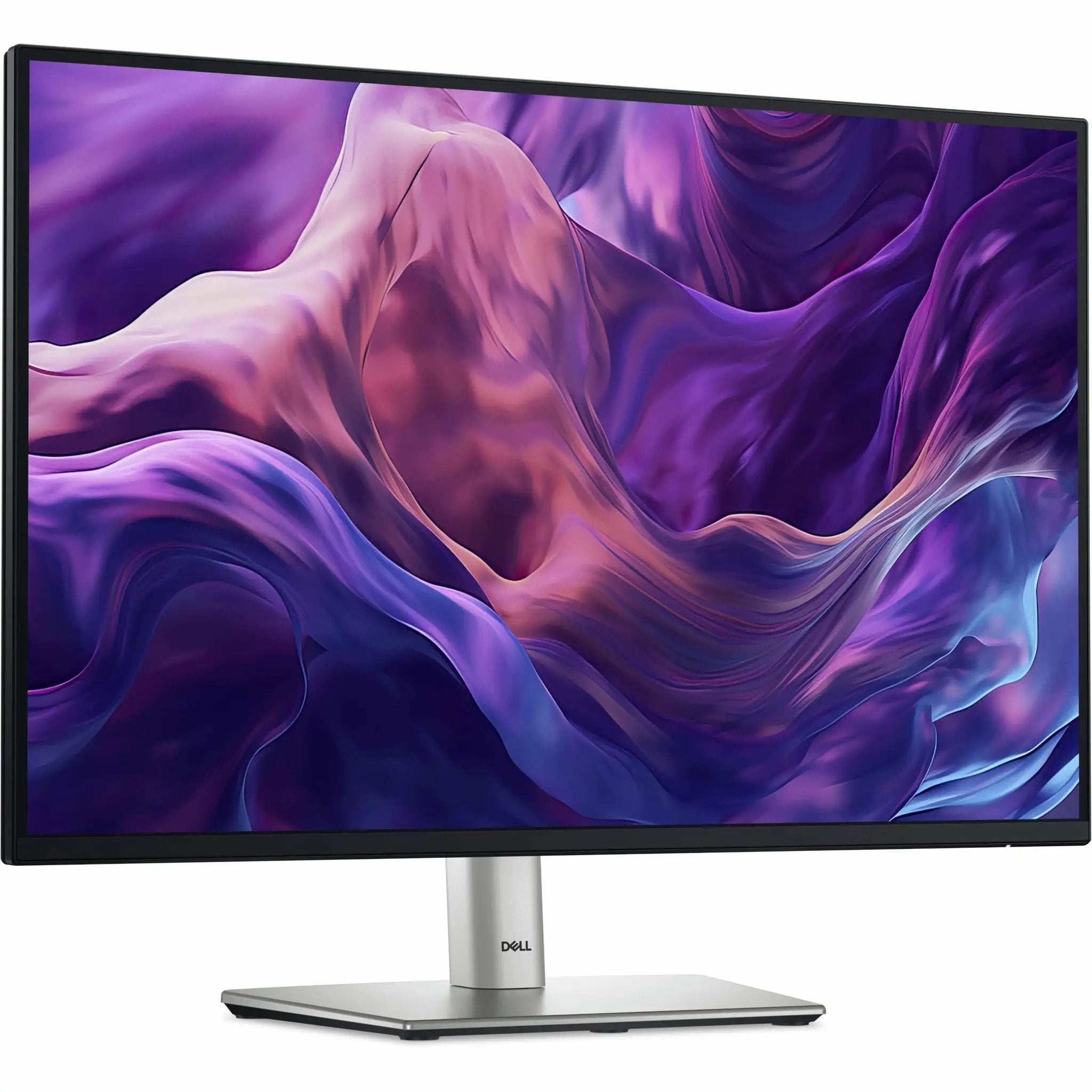 Dell P2425E 24-inch WUXGA LED monitor with black bezel and silver stand.