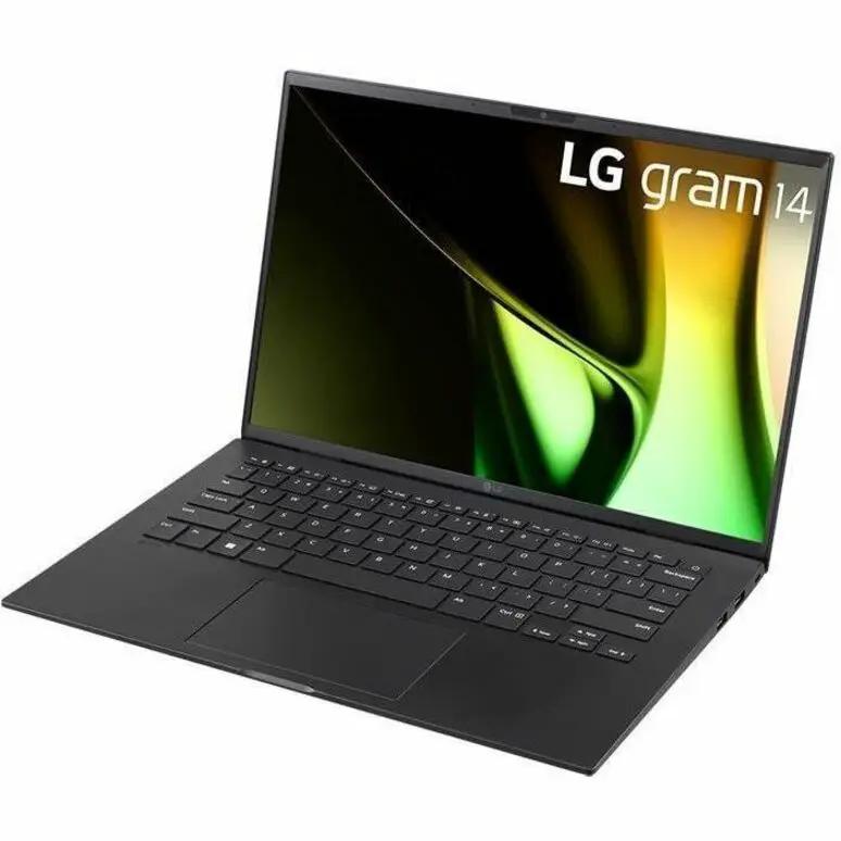 LG gram 14 notebook, obsidian black, Intel Core Ultra 7, 16 GB RAM, 512 GB NVMe SSD