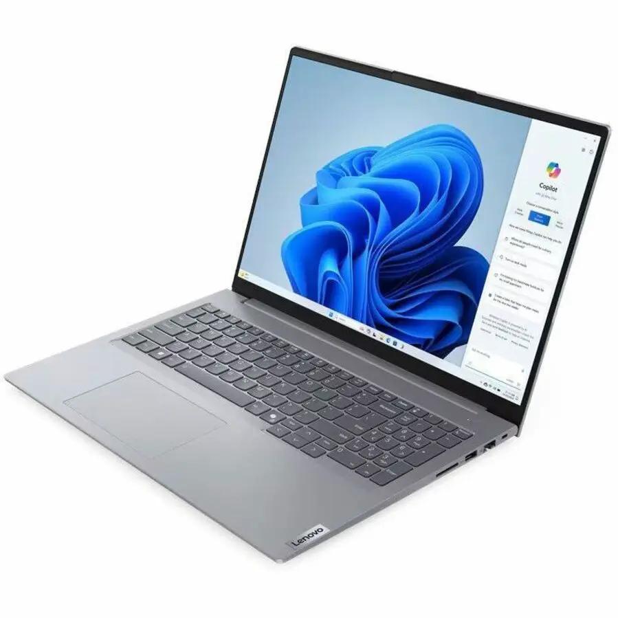 Lenovo ThinkBook 16 G7 notebook, Arctic Gray aluminum chassis, 16-inch display