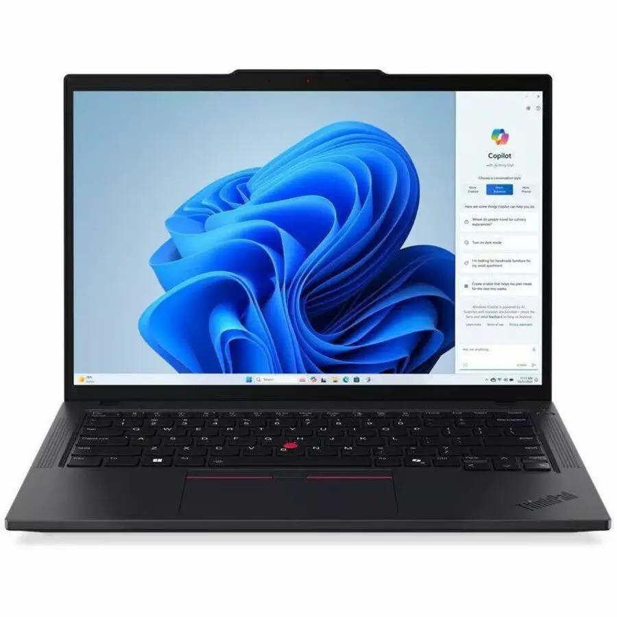 Lenovo ThinkPad T14 Gen 5 notebook, black, 14-inch WUXGA display, Ryzen 7 PRO 8840U, 16GB RAM, 512GB SSD