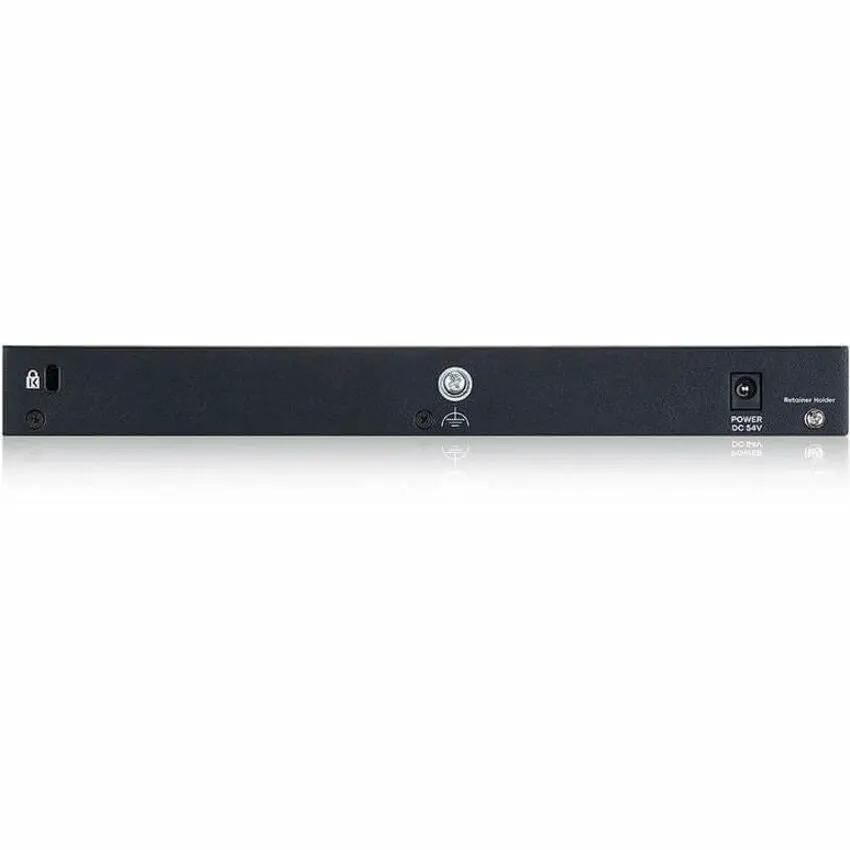 ZYXEL XMG1915 8-Port PoE+ switch, black front view