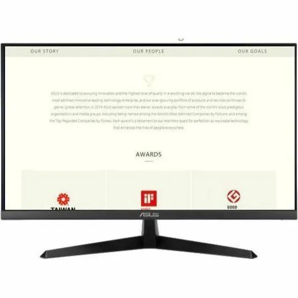 ASUS VY27UQ 27-inch 4K IPS monitor on a black V-shaped stand