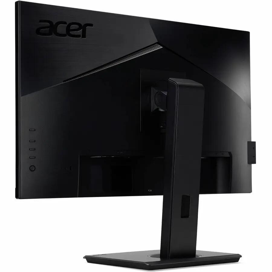Acer Vero B247Y 24-inch monitor rear view in black with adjustable stand