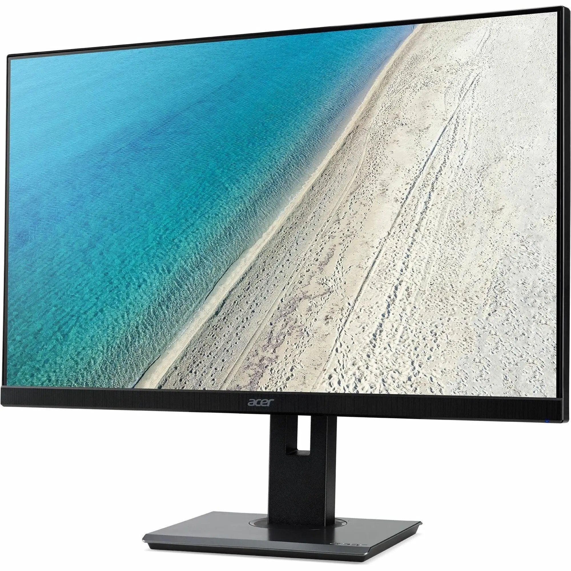 Acer Vero B247Y 24-inch LCD monitor in black with slim bezel on a stand