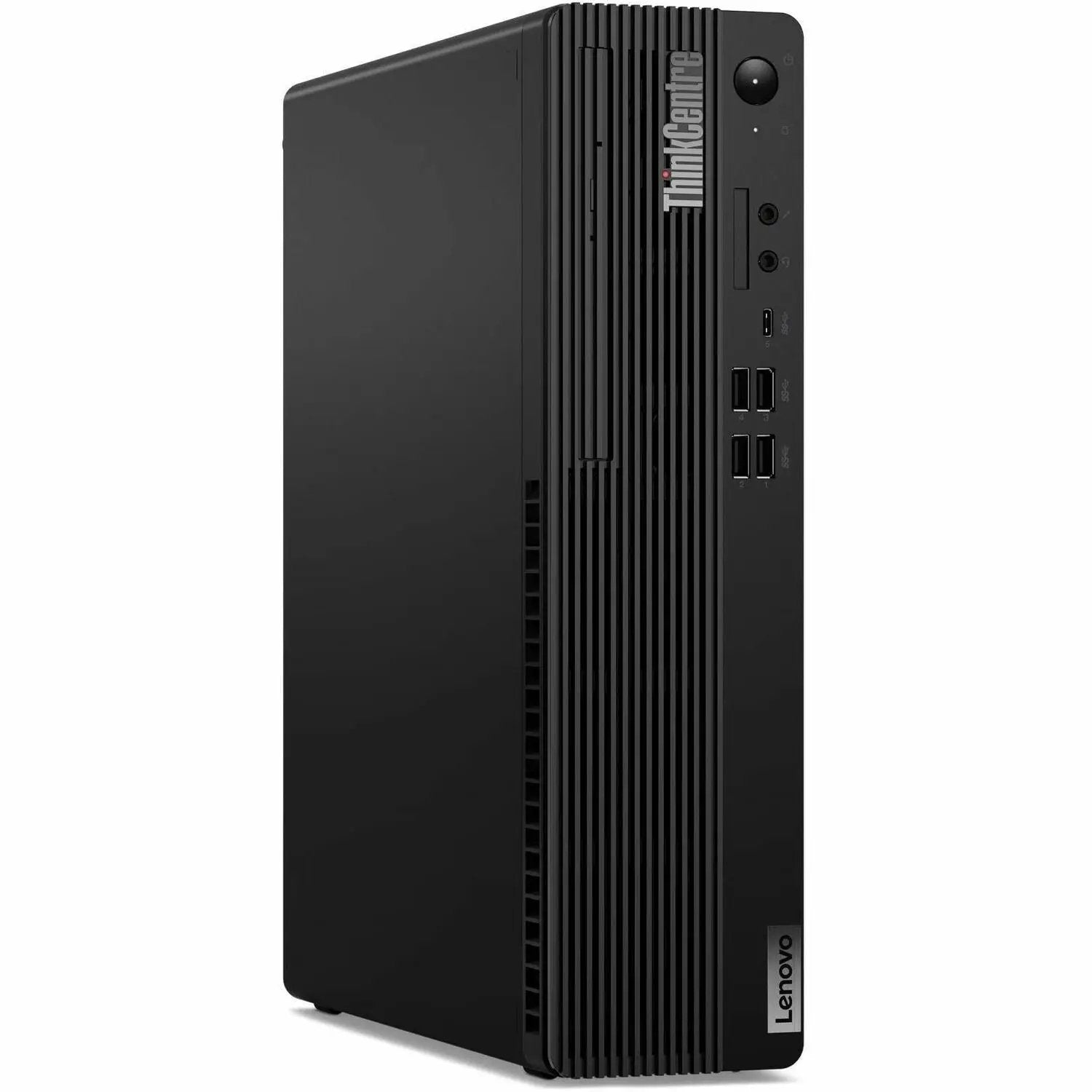 Lenovo ThinkCentre M70s Gen 5 desktop tower, black with front USB ports