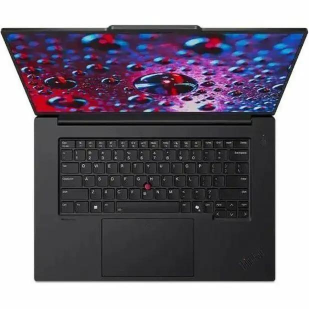 Lenovo P1 Gen 7 Workstation laptop, black with ThinkPad keyboard and red TrackPoint