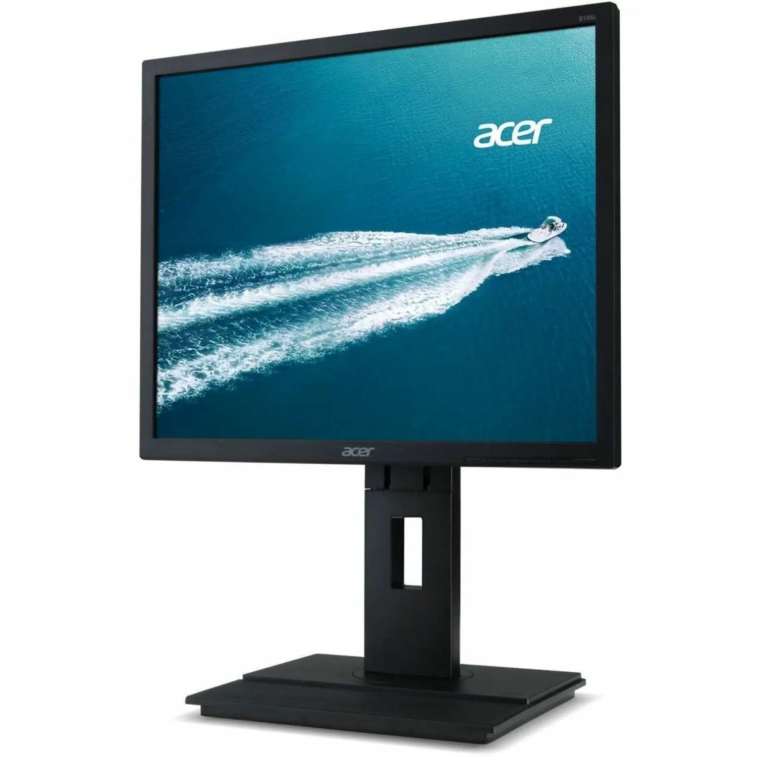 Acer B196L A 19-inch SXGA LED monitor on a black adjustable stand
