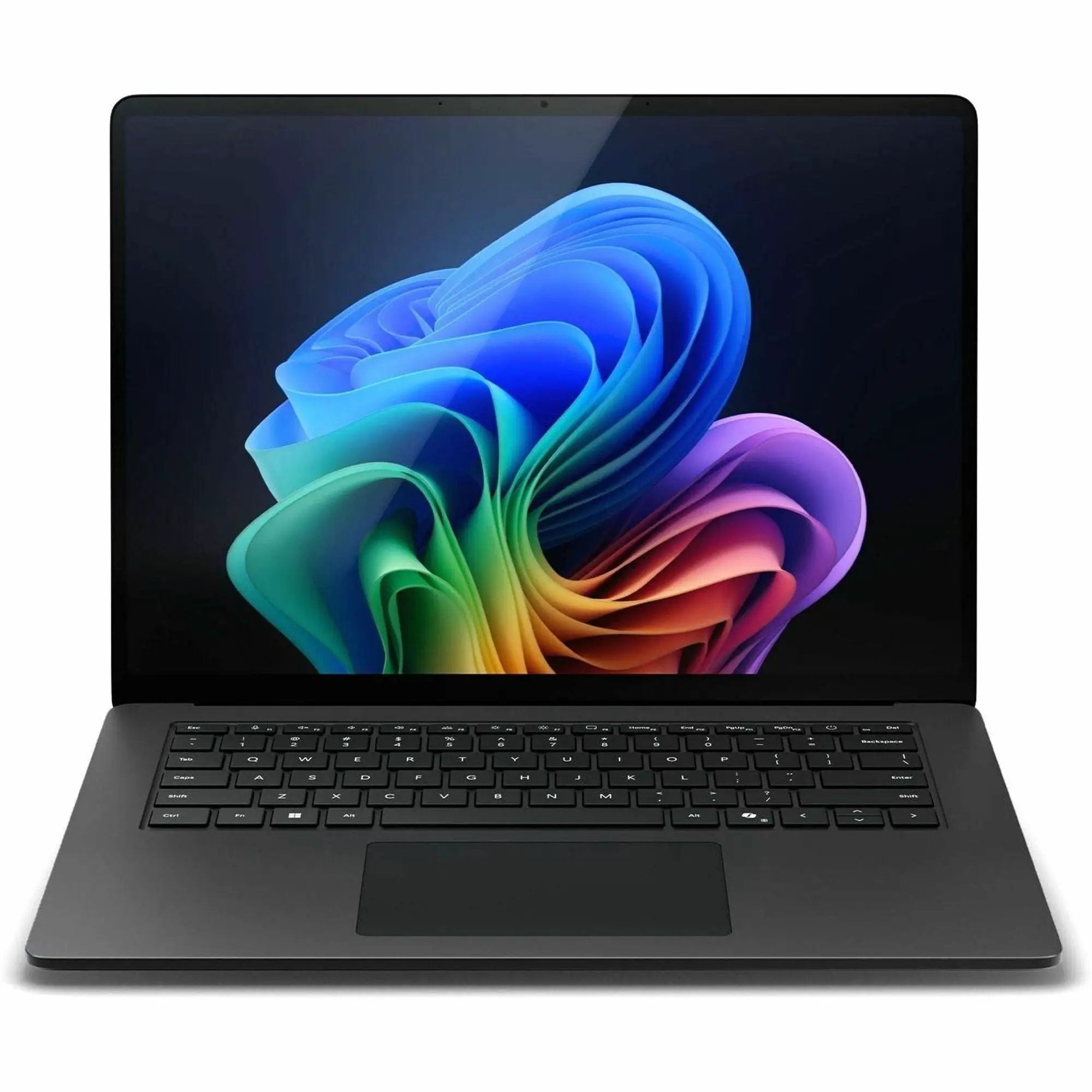 Microsoft Surface Laptop 7 15-inch touchscreen in graphite with backlit keyboard