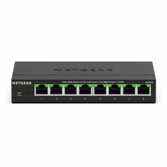 NETGEAR ProSAFE MS308 8-Port unmanaged switch, black desktop network switch