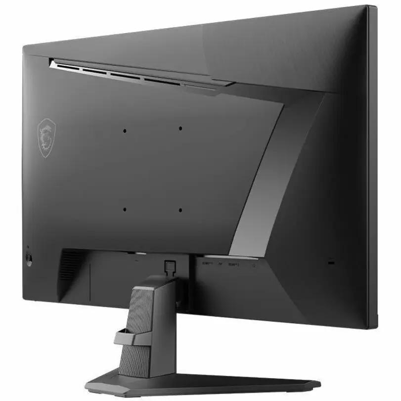 MSI MAG275F 27-inch gaming monitor back view in black with stand and MSI logo