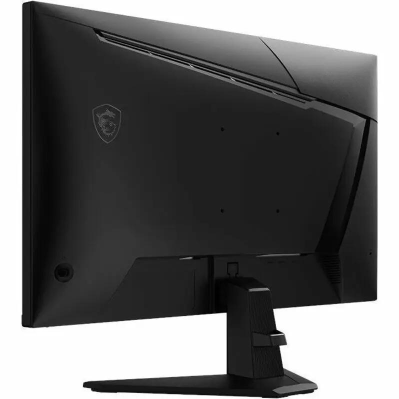 MSI MAG 275QF 27-inch WQHD monitor back view in black with MSI logo and stand