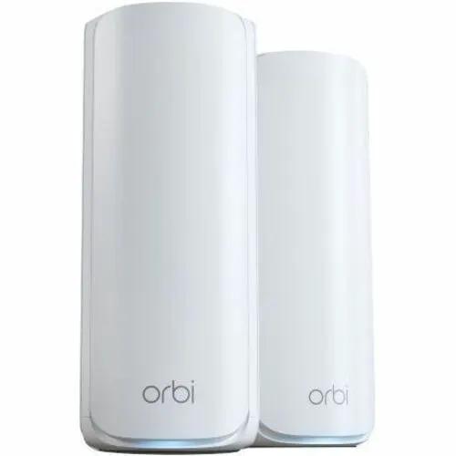 Netgear Orbi ORBI7 white two-pack mesh WiFi 7 router satellites