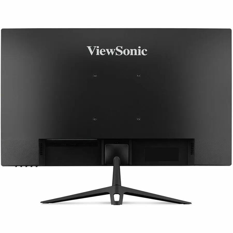ViewSonic VX2428A 24-inch IPS monitor, rear view on its black stand