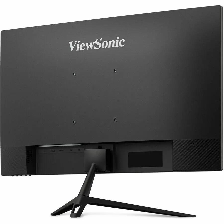 ViewSonic VX2428A 24-inch IPS monitor, black, rear view with stand