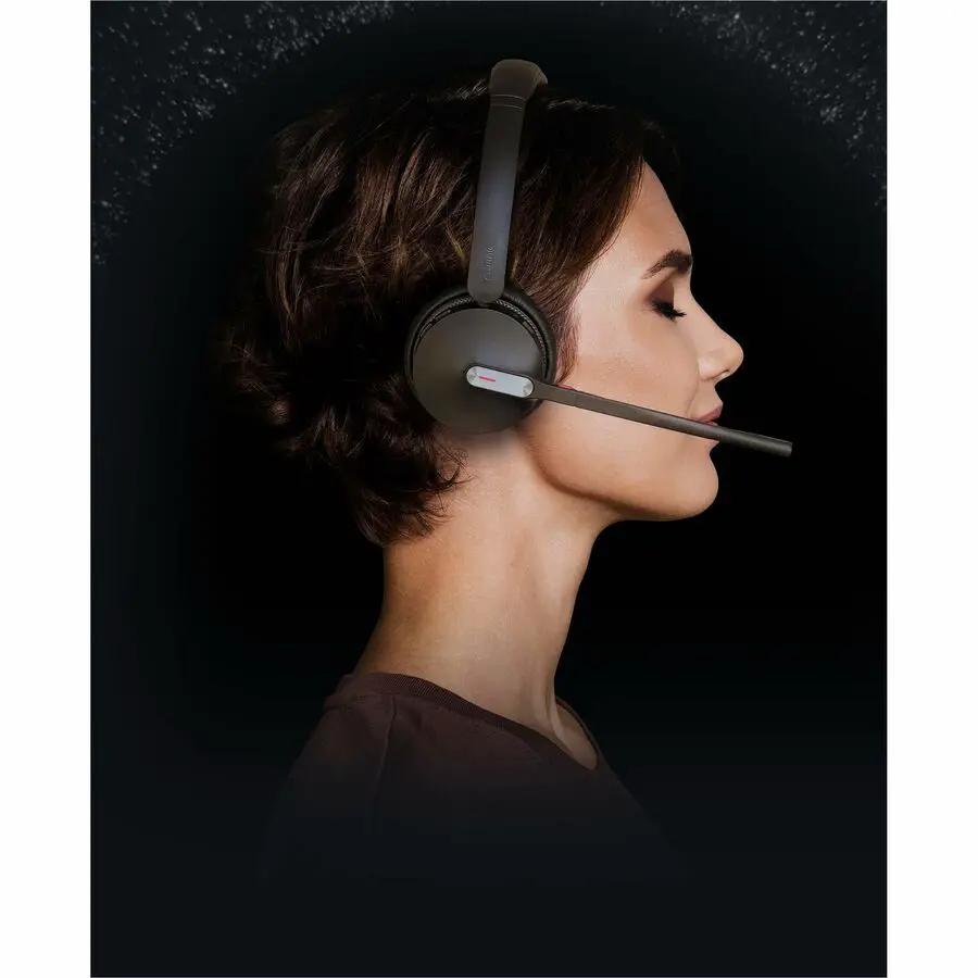 Yealink WH64 Dual UC headset, black wireless boom mic