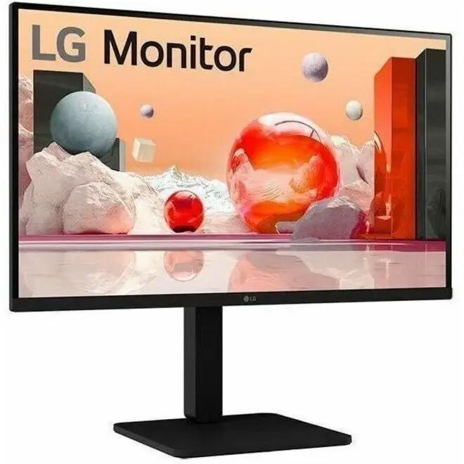 LG 27BA560 27-inch FHD IPS monitor in black with slim bezel