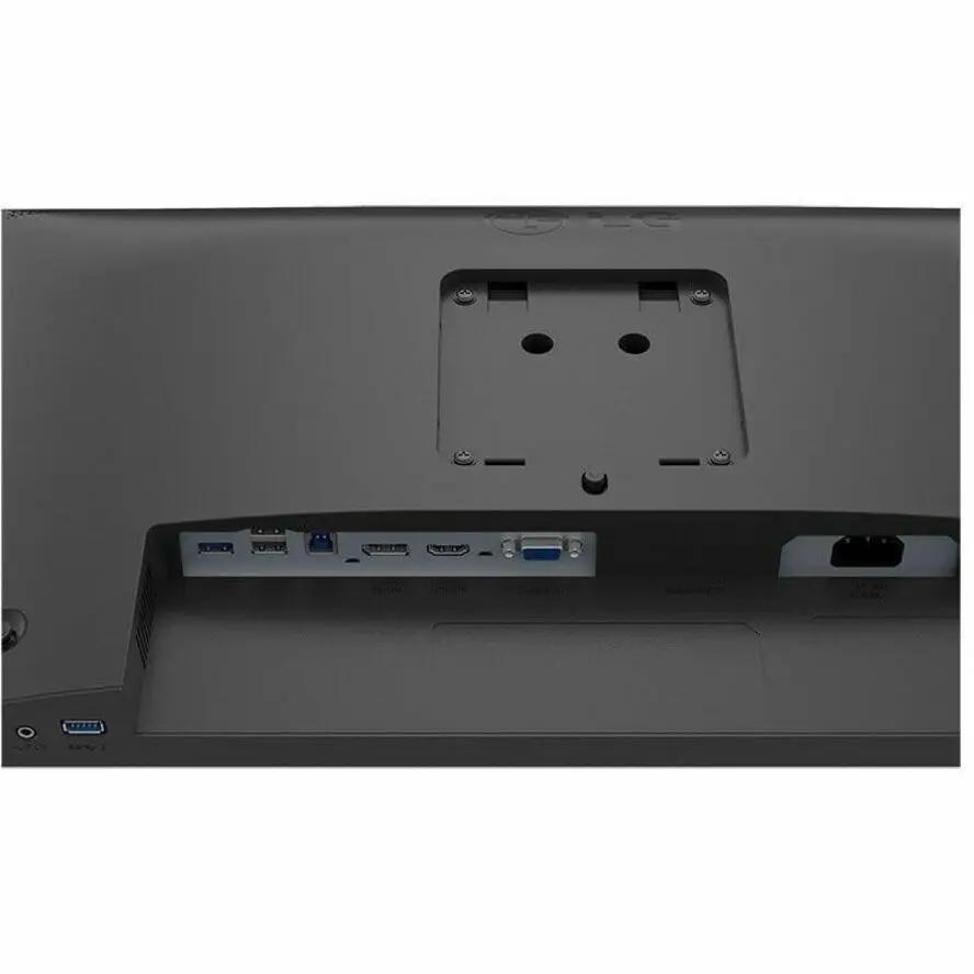 LG 24BA560 24-inch IPS monitor back view with HDMI, DisplayPort, USB ports