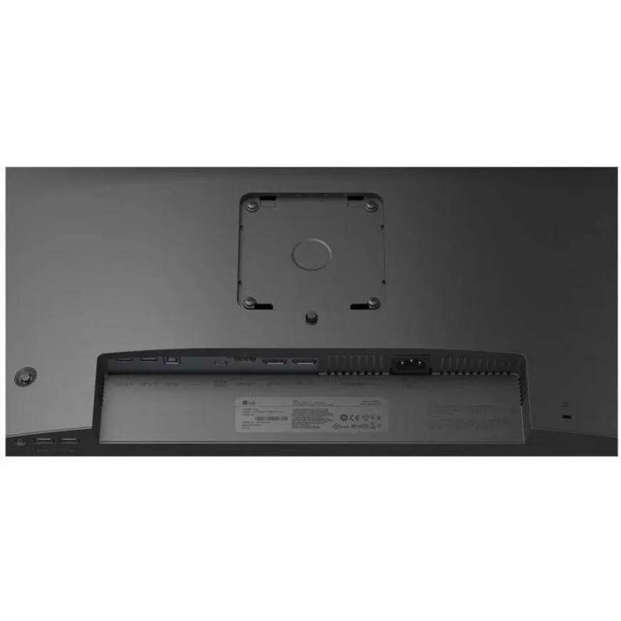 LG Electronics 24BA650 24-inch IPS monitor, black, back view