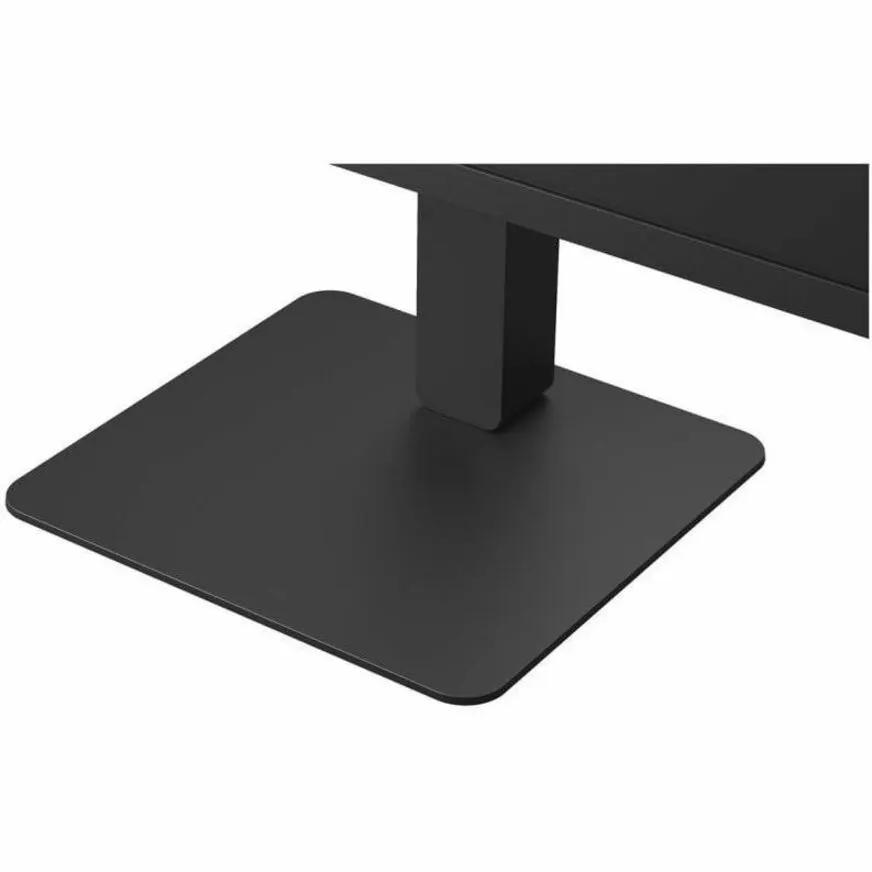 LG 24BA650 24-inch monitor stand base in matte black