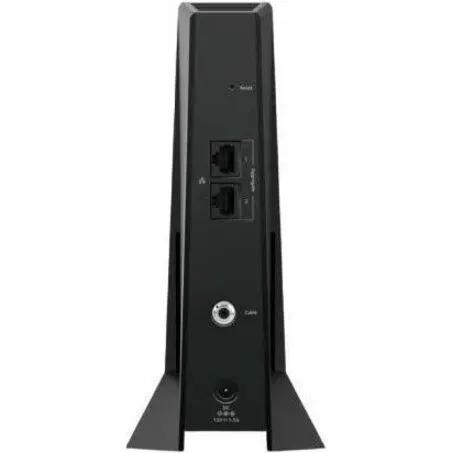Netgear Nighthawk CM2500 Gigabit Unmanaged Gateway, black modem with two Ethernet ports