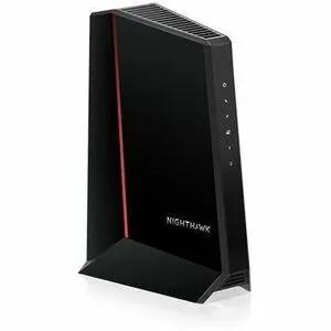 NETGEAR Nighthawk CM2500 Gigabit unmanaged gateway modem, black with red accent