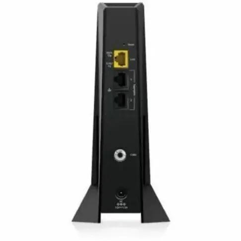 NETGEAR Nighthawk CM3000 2.5G unmanaged gateway modem, black with yellow Ethernet port