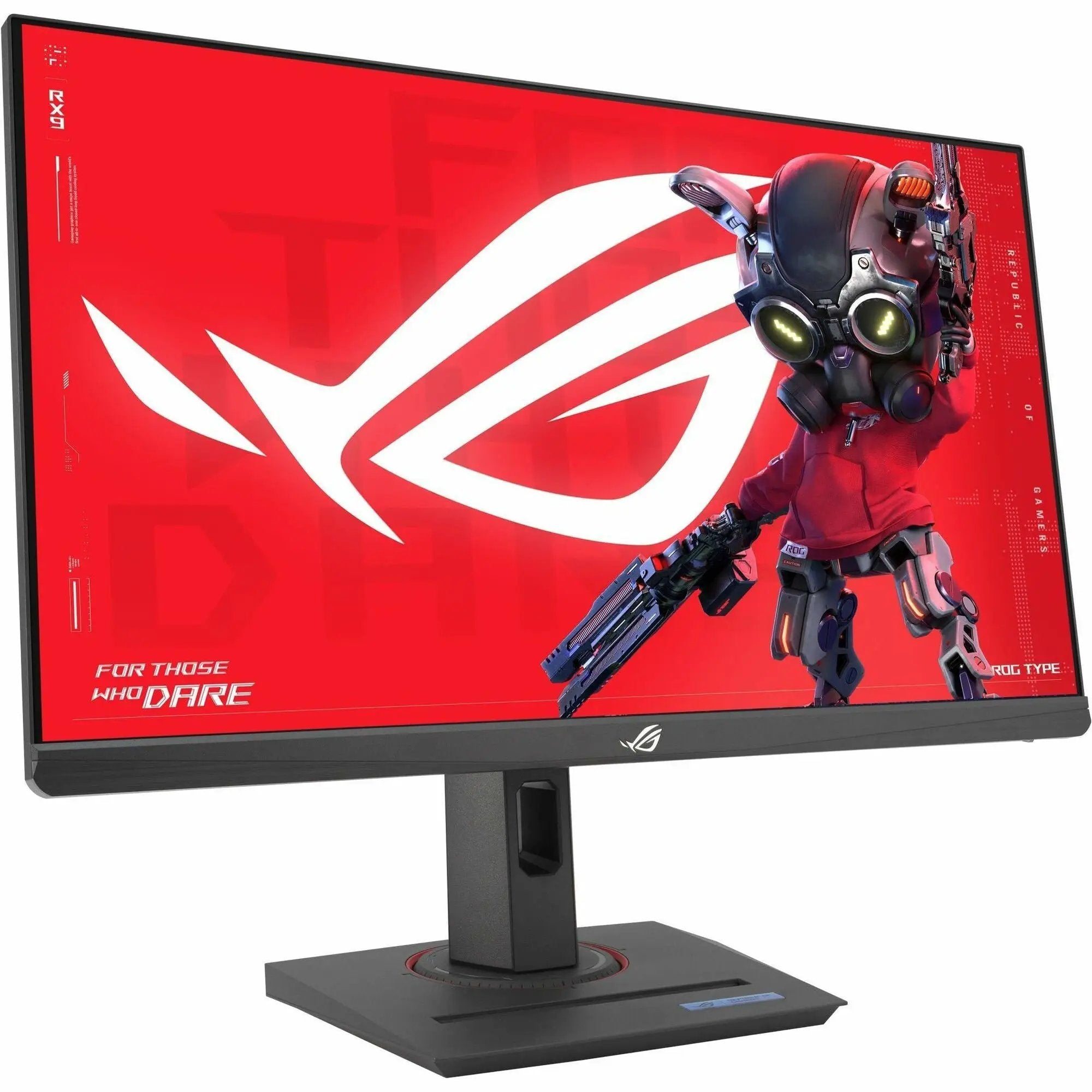 ASUS ROG Strix XG259CS 25-inch Full HD gaming monitor on stand with black bezel
