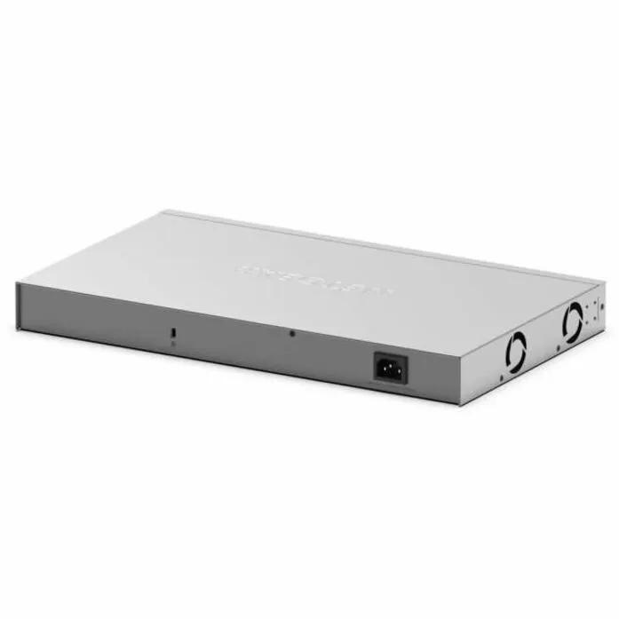 Netgear Pro GS748Tv6 48-port Gigabit Smart Managed Switch in a silver metal enclosure