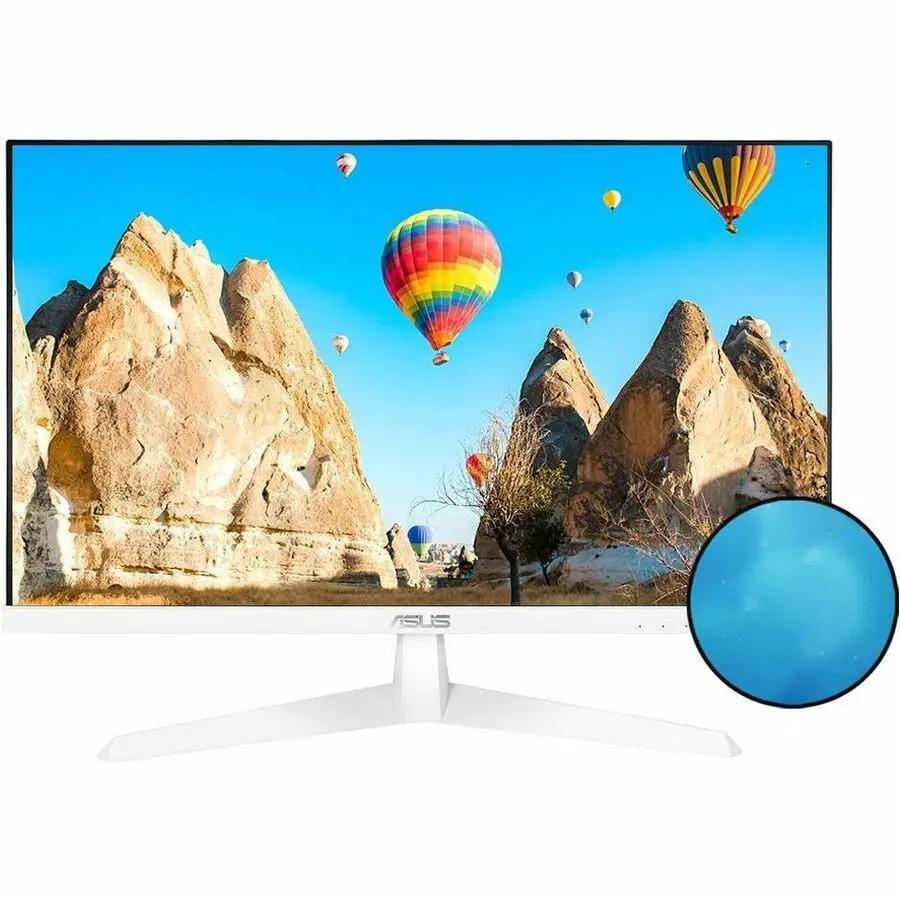 ASUS VY249HF 24-inch IPS monitor with white frame and stand, 1920x1080, 100Hz
