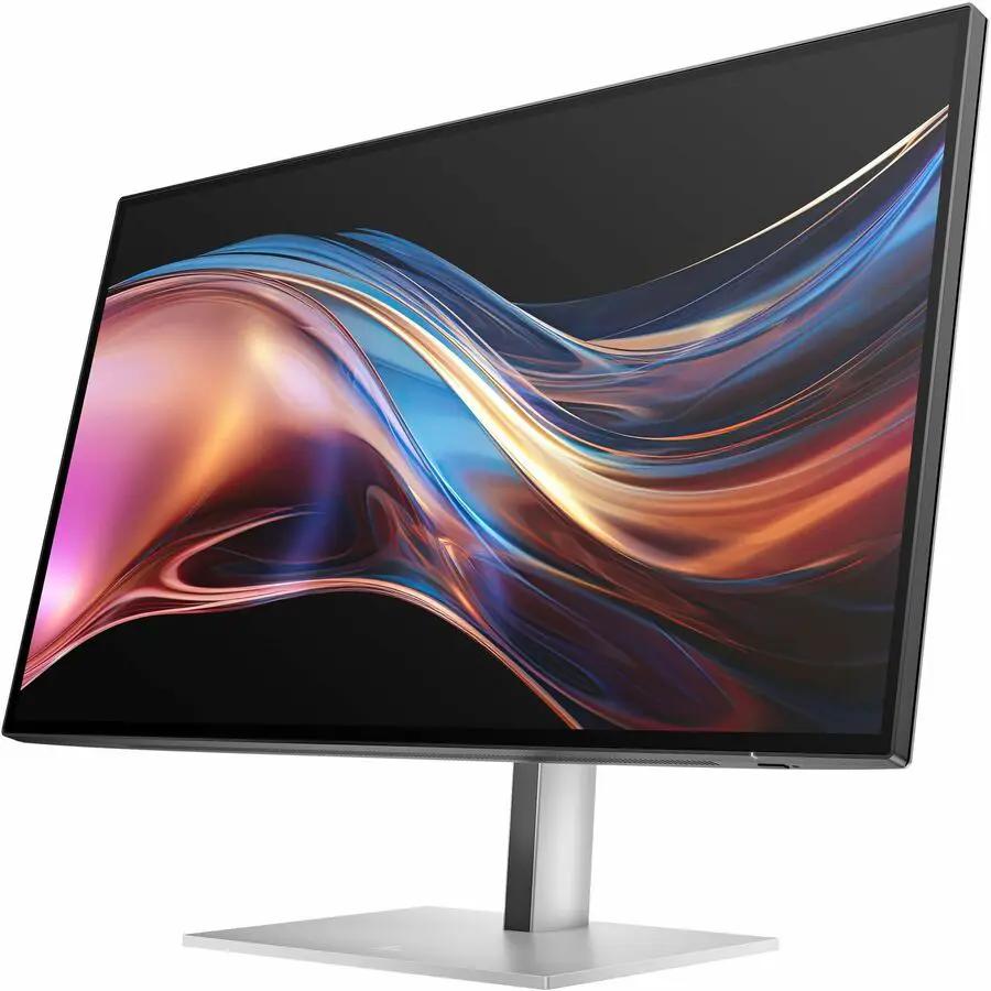 HP 727pu 27-inch WQHD LED monitor on a silver stand